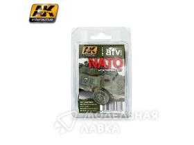 Набор для нанесения эффектов NATO Weathering Set (набор для везеринга техники НАТО)