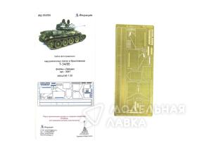 Надгусеничные полки танка Т-34/85 (Звезда, ICM)