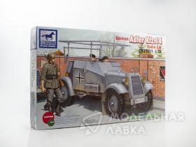 Немецкая бронированная машина связи German Adler Kfz.14 Radio Car