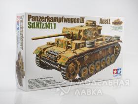 Нем.танк Pz.kpfw.III Ausf.L с удлиненной пушкой KwK50L/60 1942г. с 1 фигурой танкиста