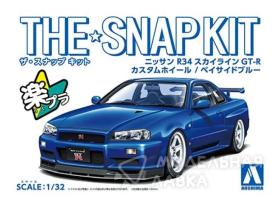 Nissan Skyline GT-R -R34 Custom Wheel (Bayside Blue)