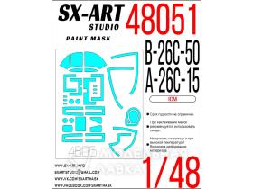Окрасочная маска B-26C-50 / A-26C-15 (ICM)
