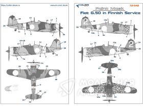 Окрасочная маска Fiat G.50 in Finnish service