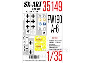 Окрасочная маска Fw 190A-6 (Border) MAX + insignia and markings masks