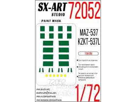 Окрасочная маска MAZ-537 / KZKT-537L (Takom)