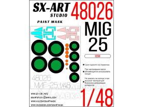 Окрасочная маска Миг-25 (ICM) все модификации