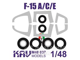 Окрасочная маска на F-15 A/C/E (Italeri)