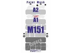 Окрасочная маска на M151 A1/A2 (Academy)