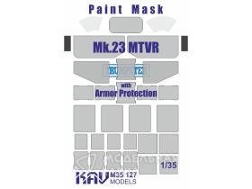 Окрасочная маска на остекление MTVR Mk.23 w Armor Protection (Trumpeter)