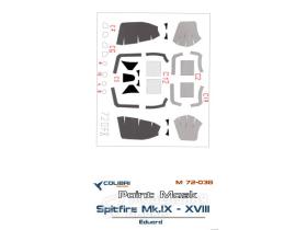 Окрасочная маска Spitfire Mk.IX - XVIII