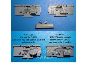 P-47D Thunderbolt Corrected Cockpit Sidewalls for Tamiya