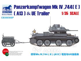 Panzerkampfwagen Mk.IV, 744(E)(A13) & UE Fuel Tank Trailer