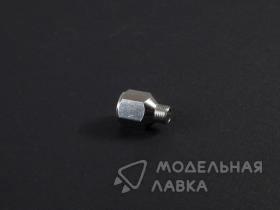 Переходник штуцер G1/8" - гайка G1/4"