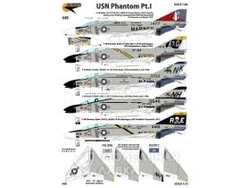 Phantom Collection Pt.I - F-4B/G/N, 5 marking option: VMFA-531,VF-84 x 2, VF-143, VF-213. No stencils and Insignia