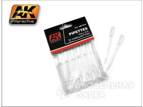 Пипетки маленькие, 12 штук PIPETTES SMALL SIZE (12 units)