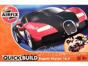 Quickbuild Bugatti 16.4 Veyron black/red