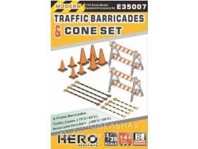 Raffic Barricades & Cone Set