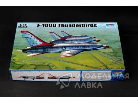 Самолет F-100D Thunderbirds