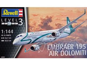 Самолет пассажирский Embraer 195 авиакомпании AIR Dolomiti