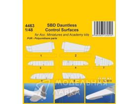 Sbd Dauntless Control Surfaces (For Acc. Miniatures And Academy Kits)