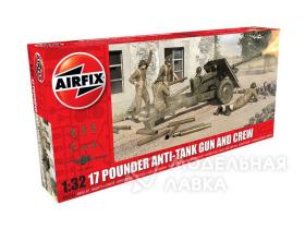 Сборная модель артиллерийской пушки 17 Pdr Anti-Tank Gun