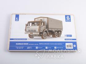 Сборная модель КАМАЗ-5320 бортовой с тентом