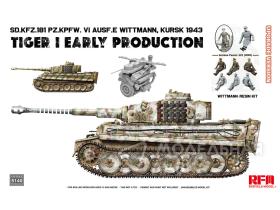 Sd.Kfz.181 TIGER I EARLY PRODUCTION KURSK 1943 with Engine & WITTMANN (Resin figure) UPDATED VERSION