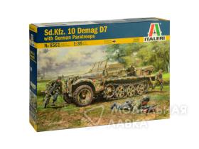 Sd.Kfz. 10 Demag D7 с немецкими десантниками