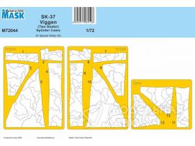 SK-37 Viggen (Two Seater) Splinter Camo MASK