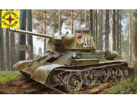 Советский танк Т-34-76 выпуск конца 1943 г.