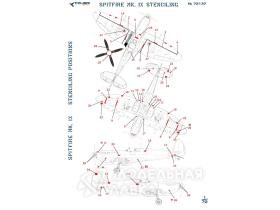 Spitfire Mk. IX Stenciling