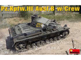 Средний танк Pz.Kpfw.III Ausf.B с Экипажем