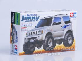 Suzuki Jimny Wide с электромоторчиком (серия 4WD, джипы с маленькими колесами). Собирается без клея.