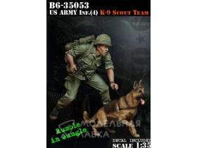 US Army Inf(4) K-9 Team