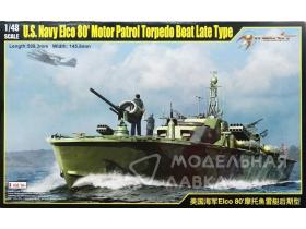 US Navy Elco 80 torpedo boat late