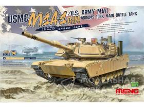 USMC M1A1 AIM/U.S. Army M1A1 Abrams Tusk Main Battle Tank