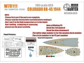 USS Colorado Bb-45 1944 (For Trumpeter 05768)