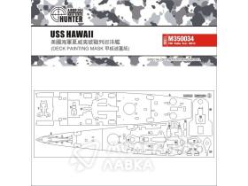 USS Hawaii CB-3 Wooden Deck 86515