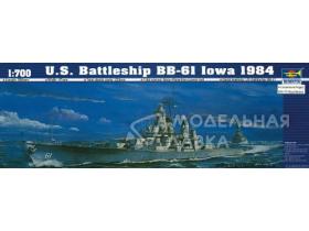 Внимание! Модель уценена! Battleship- BB-61 IOWA 1984