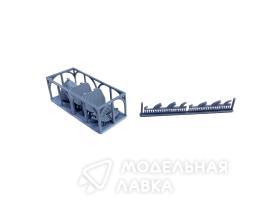 Выхлопные патрубки, кок винта, радиаторы для ЛаГГ-3 (3D-печать)