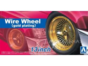 Wire Wheels (Gold Plating) 13 Inch