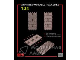 Workable track links for T-34 (3D printed )