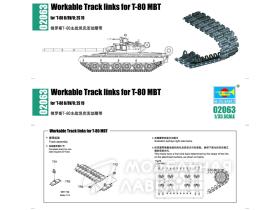 Workable Track links for T-80 MBT