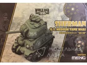 World War Toons Sherman U.S. Medium Tank M4A1