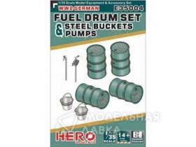 WW2 German Fuel Drum Set