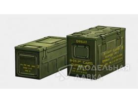 WWII British 25prd ammo box (for Staghound APC)