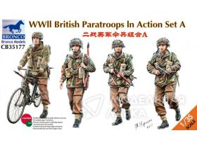 WWII British Paratroops In Action Set A