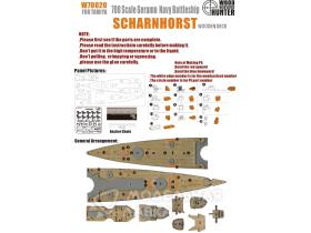 WWII German  Battlecruiser Scharnhorst