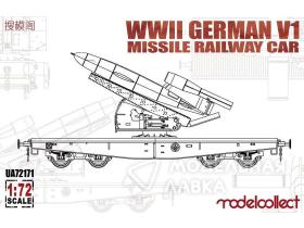 WWII Germany V1 Missile Railway Car