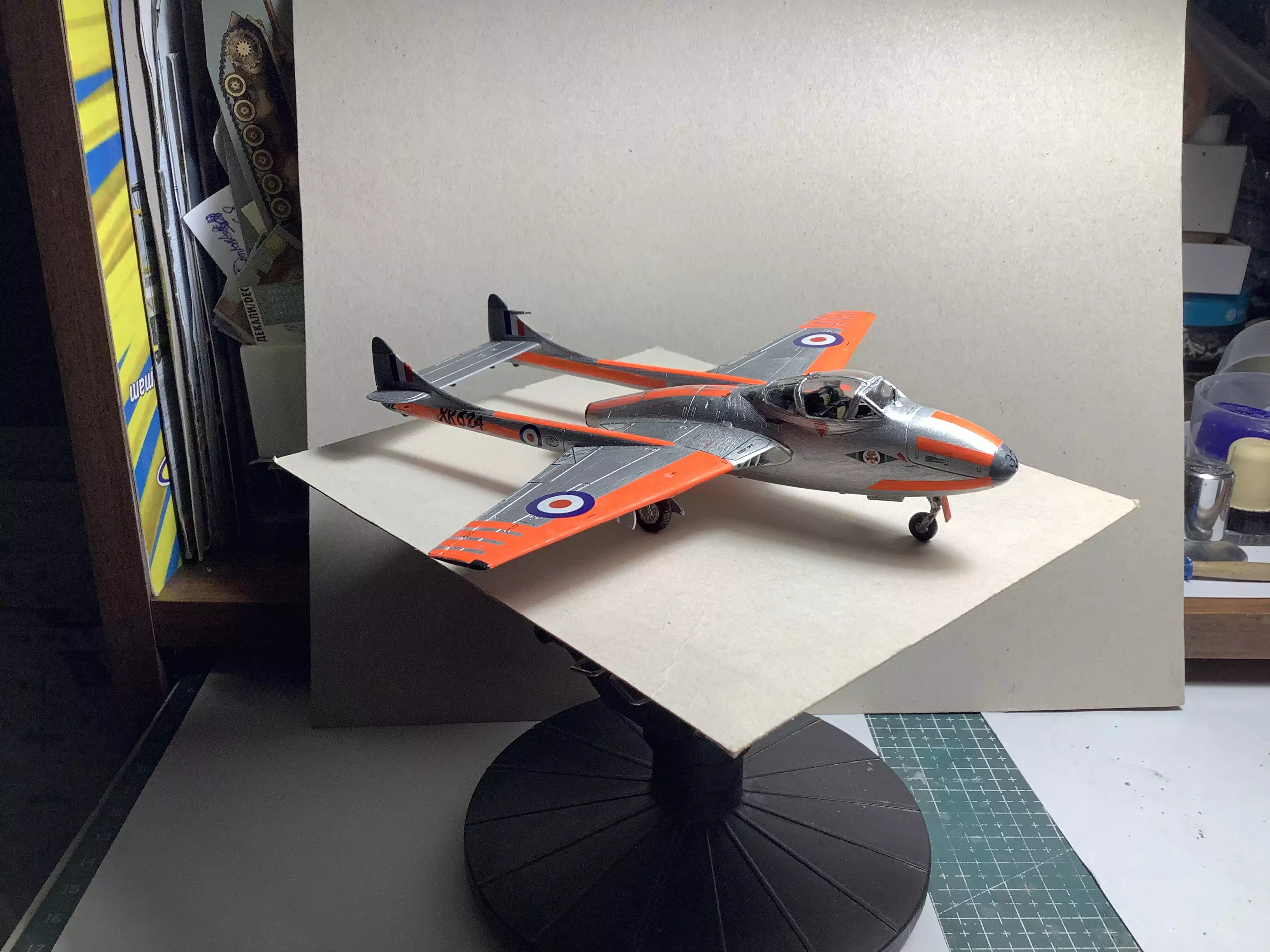 Сборная модель лесовоз с прицепом-роспуском 43204-10